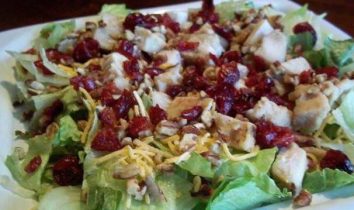 Chicken, Cranberry and Pecan Salad