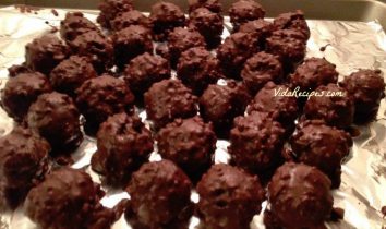 Double Chocolate Coconut Cherry Balls