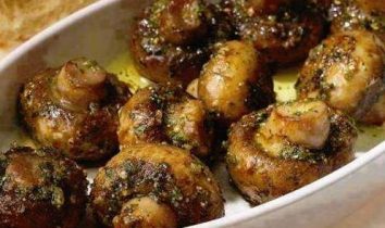 Roasted Garlic Mushrooms