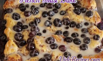 Cinnamon Roll Blueberry French Toast Bake Recipe