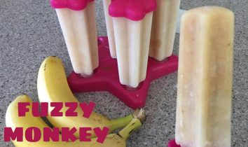 Fuzzy Monkey Freezer Pops