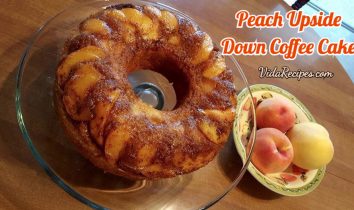 Peach Upside Down Coffee Cake