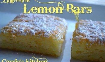 Two Ingredient Lemon Bars