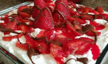 Strawberry Refrigerator Dessert Recipe