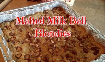 Malted Milk Ball Blondies