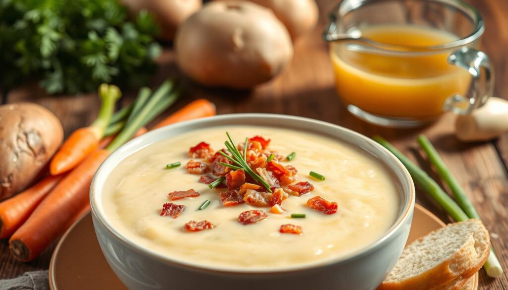 nutritional value of potato bacon soup